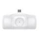 Ārējais akumulators Wozinsky WF16-YCS 5000 mAh 15W ar USB-C kabeli un Apple Watch lādētāju, balts