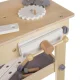 Kruzzel 00024820 koka rotaļu darbagalds ar instrumentiem