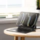 Planšetdatora vāciņš ar Bluetooth tastatūru Dux Ducis MK Series, iPad Pro 11\" (2024), melns