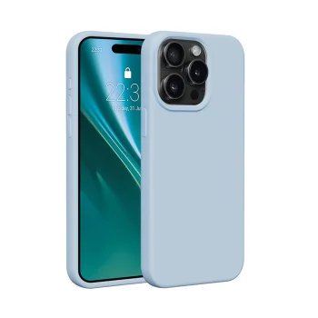 Etteri Silicone Case vāciņš iPhone 15 Pro Max, gaiši zils