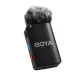 BOYA BOYAMIC 2-02 bezvadu mikrofonu komplekts 2.4 GHz USB-C, melns