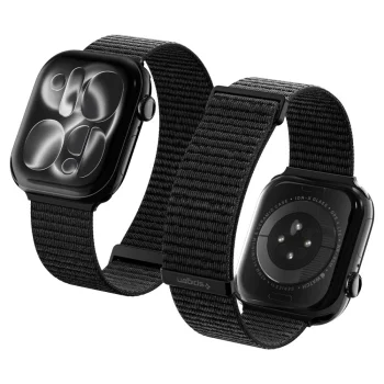Spigen WBF01 siksniņa Apple Watch 44 / 45 / 46 / 49 mm, melna