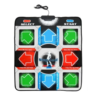 USB deju paklājiņš datoram ar spēli Stepmania (95 x 80 cm)