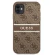 Guess 4G Stripe vāciņš Apple iPhone 11 / XR - Brūns