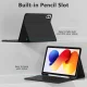 Tech-Protect SC Pen vāciņš ar tastatūru Xiaomi Poco Pad M1 / Redmi Pad 2 Pro 12.1, melns