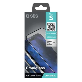 SBS Omniglass S universāls rūdīts aizsargstikls viedtālruņiem