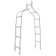 Plonos dārza pergola - arka, 265 cm, tumši zaļa