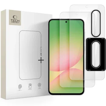 Tech-Protect Glass Set+ aizsargstikls Samsung Galaxy A36 / A56 5G, caurspīdīgs