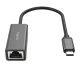 Tīkla adapteris Orico XC-R45-V1 USB-C uz RJ45 Gigabit Ethernet 1 Gbps, melns