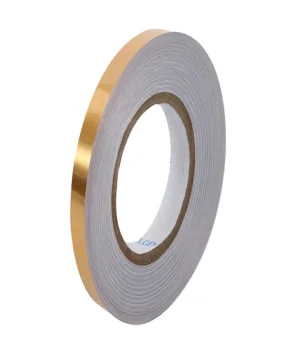 Zelta pašlīmējošā dekoratīvā lenta 5mm x 50m