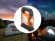LED saules kempinga lukturis ar Powerbank funkciju