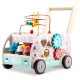 Attīstošs Interaktīvs Bērnu Koka Stumjamais Stūmējs Staigulis \"Saldējums\" RK-873 Ricokids | Wooden Kids Push...