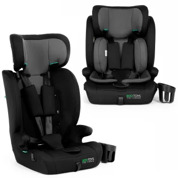 Ecotoys bērnu autokrēsliņš 76-150 cm ar dzērienu turētāju