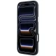 Karl Lagerfeld Grained Karl Head Metal MagSafe vāciņš iPhone 18 Pro Max / 17 Pro Max, pelēks