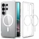 Spigen Ultra Hybrid Mag MagSafe vāciņš priekš Samsung Galaxy S26 Ultra, caurspīdīgs/balts