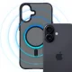 Vāciņš 3mk Smoke MagCase, iPhone 17, puscaurspīdīgs melns