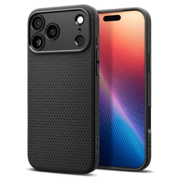 Spigen Liquid Air vāciņš Apple iPhone 17 Pro Max Matte Black