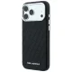 Karl Lagerfeld vāciņš iPhone 17 Pro / 18 Pro Grained Allover MagSafe, melns