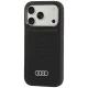 Audi GT Synthetic Leather MagSafe vāciņš iPhone 18 Pro / 17 Pro, melns