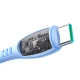 Joyroom S-A59 Vibrant Series USB-A uz USB-C kabelis 3A 1.2m, zils