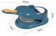 Plastmasas pelmeņu forma ar mīklas presi, 20 cm, zila
