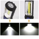 Servisa Darba Garāžas COB LED Lampa Lukturis ar Magnētu un Āķi, 3in1 | Workshop Flashlight Lamp with Magnet