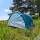 Trizand 21267 pašuzceļamā pludmales telts 200x120x110cm, zila/balta
