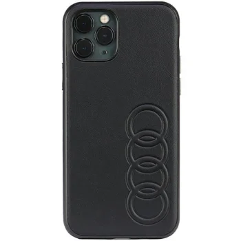 Audi Synthetic Leather vāciņš Apple iPhone 11 Pro melns