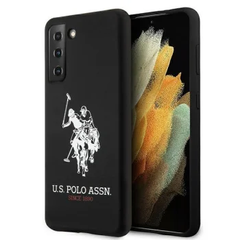 Samsung Galaxy S21 (SM-G991) US Polo Silicone Logo Case Cover (USHCS21SSLHRBK), Black | Telefona Maciņš Vāks Apvalks...