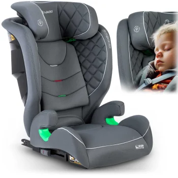 Nukido Louis bērnu autosēdeklītis 15-36 kg ISOFIX, pelēks