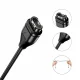 Tech-Protect MC04 UltraBoost USB-C uzlādes kabelis Garmin pulkstenim 1m, melns