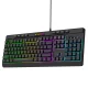 Wozinsky WKG-1044 vadu spēļu tastatūra ar apgaismojumu, melna