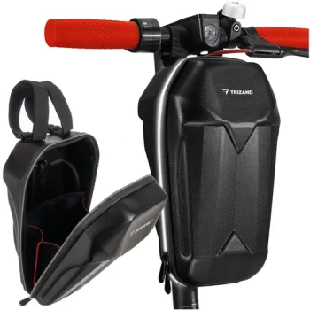 Trizand 25205 ūdensizturīga stūres soma skrejritenim, 5L, melna