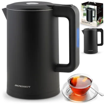 Berdsen BD-710 elektriskais tējkanna 1,7L, melna