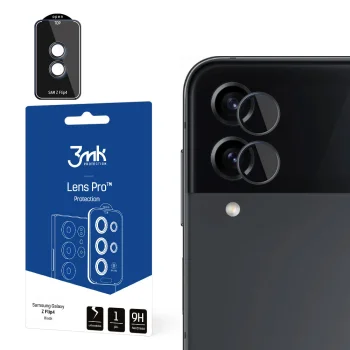 3mk Lens Protection Pro kameras aizsargstikls Samsung Galaxy Z Flip 4 Melns