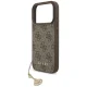 GUESS 4G Charms Collection MagSafe vāciņš iPhone 17 Pro, brūns