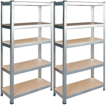 Metāla noliktavas plaukti Humberg HR-812 180 x 90 x 40 cm, 2 gab.