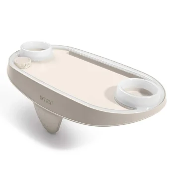 Intex SPA LED dzērienu turētājs ar vietu planšetdatoram / tālrunim, smilškrāsas