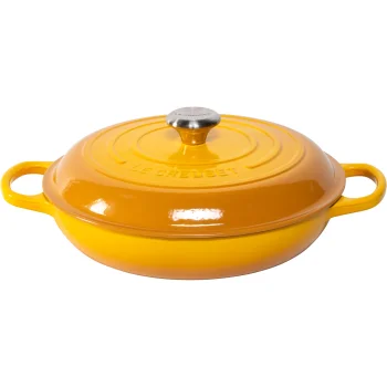 Le Creuset Gourmet seklais čuguna sautējamais katls 30 cm, 3,5 l, dzeltens