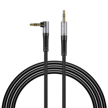 Audio kabelis Orico AXW 3.5 mm mini jack leņķa 5 m, melns