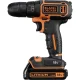 Akumulatora urbjmašīna-skrūvgriezis Black & Decker BDCDC18KB-QW 18V, 2x 1.5Ah, koferī