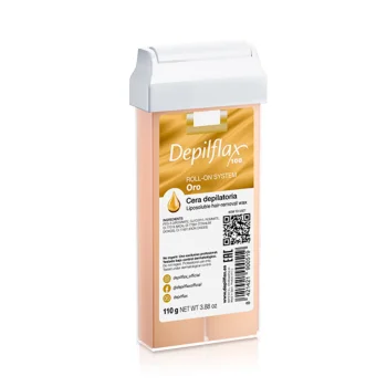 Depilflax 100 rullīšu vasks depilācijai 110 g, zelta