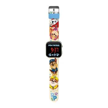 Kids Licensing Paw Patrol digitālais bērnu pulkstenis PW19961, sudrabains