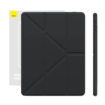 Apple iPad 10.2" 2019 / 2020 / 2021 Baseus Minimalist Tablet Cover Case, Black | Planšetes Vāciņš Maciņš Apvalks...