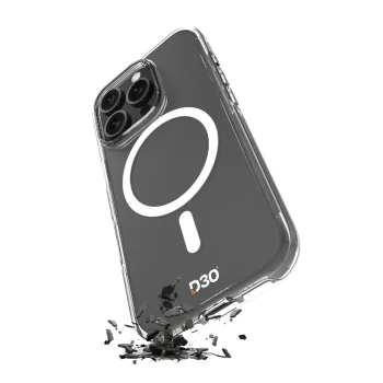 Puro Impact Clear D3O MagSafe vāciņš iPhone 16 Pro Max, caurspīdīgs