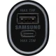 Samsung EP-L4020NBEGEU 40W USB-C / USB-A auto lādētājs, melns