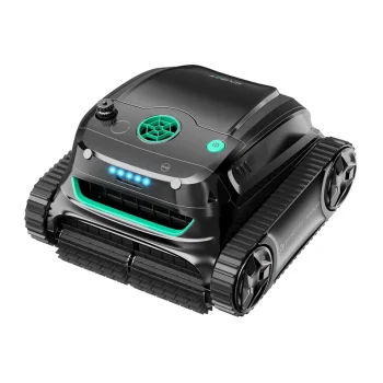 Bezvadu baseina tīrīšanas robots WYBOT S2 Solar, melns