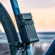 Rockbros LKXR2010 saliekamā velosipēda slēdzene ar atslēgu, melna