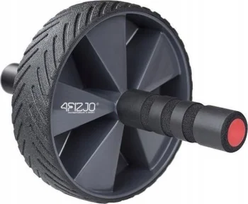 4Fizjo AB Wheel PRO vēdera preses rullītis, melns/sarkans