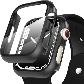 Tech-Protect Defense360 Apple Watch 7 / 8 / 9 (45mm) aizsargmaciņš, melns